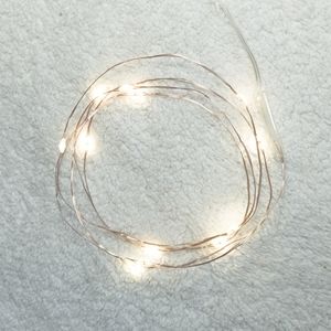 Battery Powered Copper/Rose Gold & White Fairy Lights